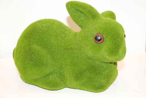 СВ-015 (Заяц сидячий  цвет зеленый H-18 см.,L-25 см.,)