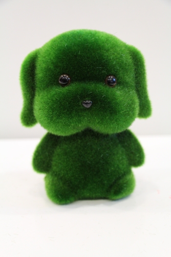 СВ-026 (Собачка цвет зеленый H-14 см.,) 