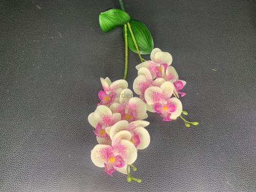 ЦС-37 (Орхидея силикон с листьями H-47 см . )