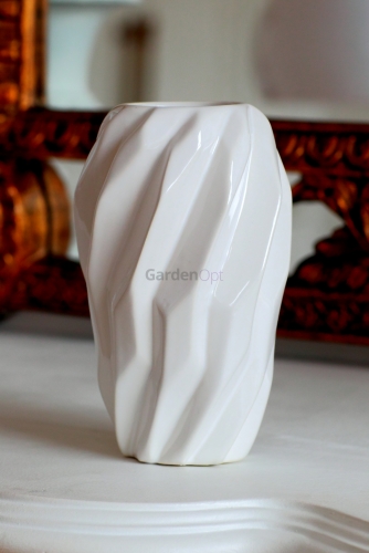 V-143 (Ваза керамика H-20 см. арт Марелла белый)