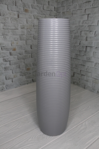 V-016 (Ваза керамика H- 45 см. цвет серый   )