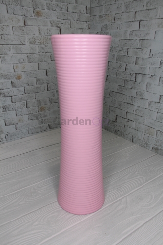 V-022 (Ваза керамика H- 45 см. цвет розовый   )